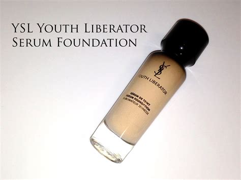 ysl youth liberator serum foundation review